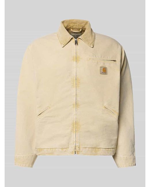 Carhartt Jacke mit Umlegekragen und Reißverschluss in Natural für Herren