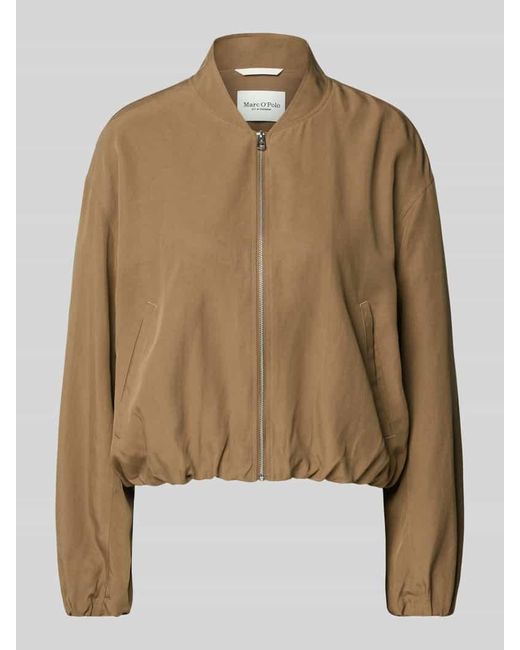 Marc O' Polo Natural Regular Fit Blouson aus Lyocell-Leinen-Mix