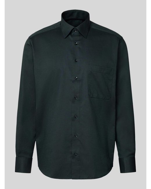 Eterna Comfort Fit Zakelijk Overhemd Met Kentkraag in het Green voor heren
