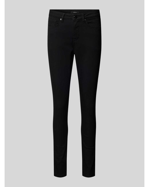 Opus Black Skinny Fit Jeans im 5-Pocket-Design Modell 'Elma'