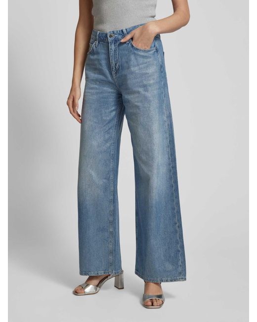 Guess Blue Jeans mit 5-Pocket-Design Modell 'BELLFLOWER'