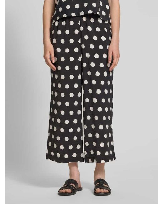 S.oliver White Loose Fit Culotte aus Viskose-Mix