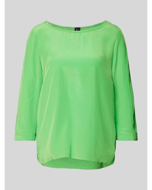 Marc Cain Blouseshirt Met Boothals, Model 'Sports' in het Green