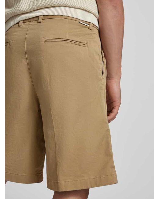 Jack & Jones Regular Fit Chino-Shorts mit Eingrifftaschen Modell 'BILL BARRET' in Natural für Herren