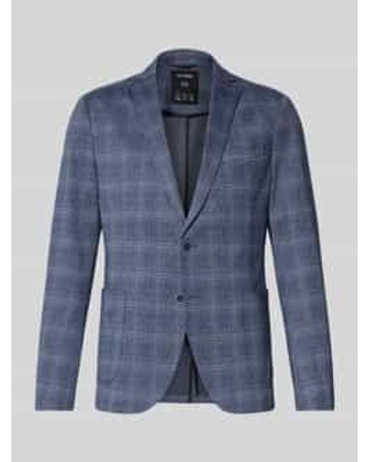 S.oliver Slim Fit Colbert Met Viscose in het Blue voor heren