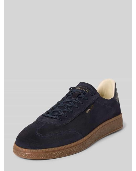 Gant Sneaker aus Leder mit Schnürung Modell 'Cuzmo' in Blue für Herren