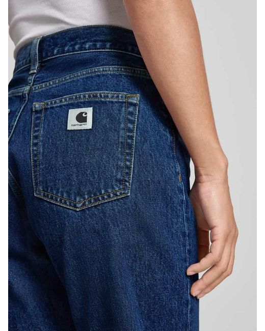 Carhartt Blue Loose Fit Jeans aus reiner Baumwolle Modell 'Noxon'