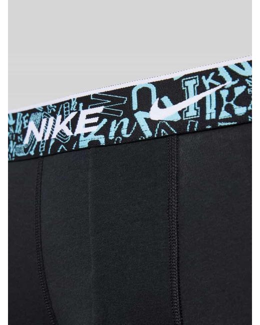 Nike Trunks mit Label-Detail im 3er-Pack in Blue für Herren