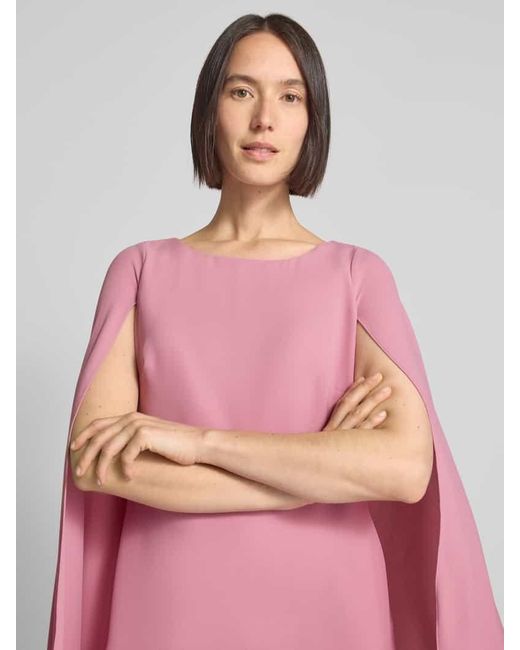 Ralph Lauren Pink Cocktailkleid mit U-Boot-Ausschnitt Modell 'PETRA'