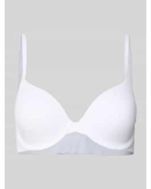 Calvin Klein Beha Met Cups En Verstelbare Bandjes in het White