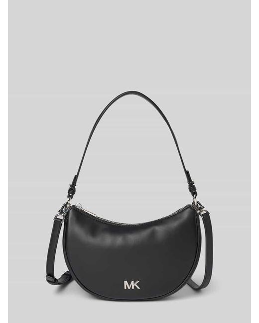 MICHAEL Michael Kors Black Handtasche Mit Label-Applikation Modell 'Kyla'