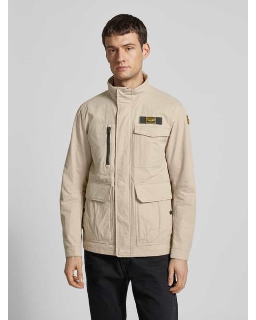 PME LEGEND Jacke Mit Label-Badge Modell 'Futura' in Natural für Herren