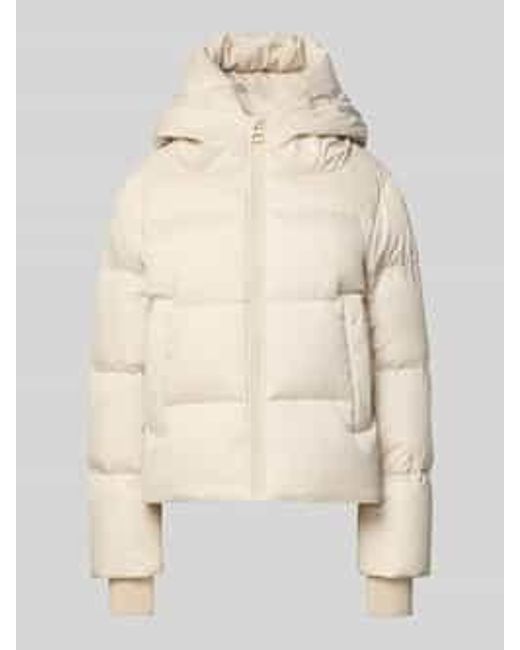Marc O' Polo Regular Fit Donsjack Met Capuchon in het Natural