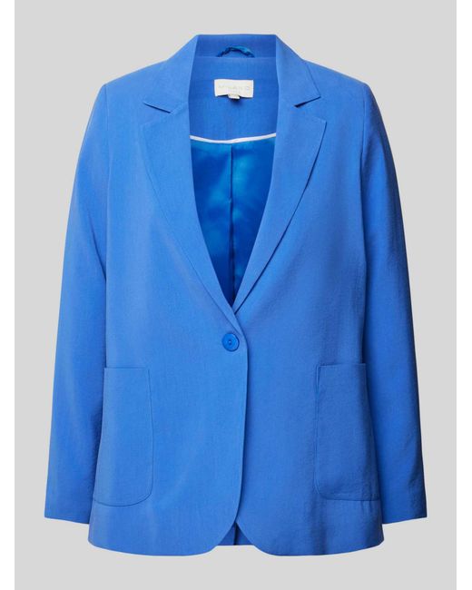 Milano Italy Lange Blazers in het Blue