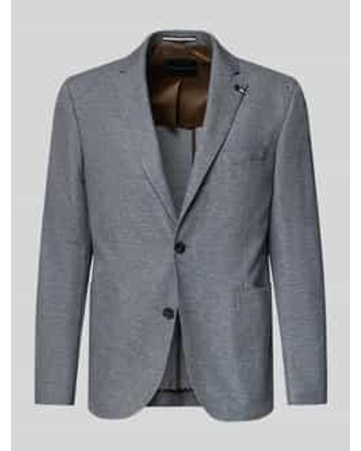 Bugatti Regular Fit 2-Knoops Colbert Met Reverskraag in het Gray voor heren
