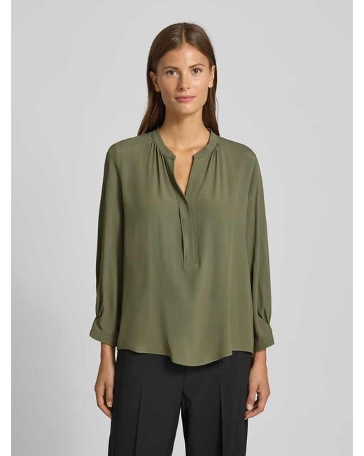 Luisa Cerano Green Blusenshirt mit Seiden-Anteil