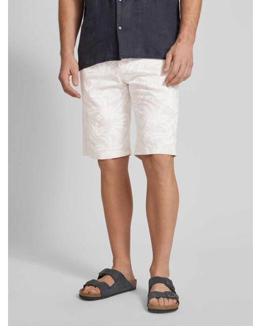 Tom Tailor Regular Fit Chino-Shorts mit Gürtelschlaufen in White für Herren