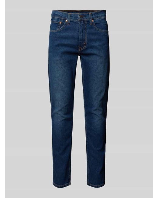 Levi's Slim Tapered Fit Jeans im 5-Pocket-Design Modell '515' in Blue für Herren