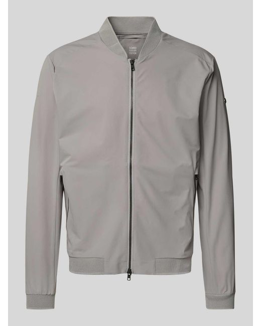 Scandinavian Edition Bomberjack Met Opstaande Kraag in het Gray voor heren