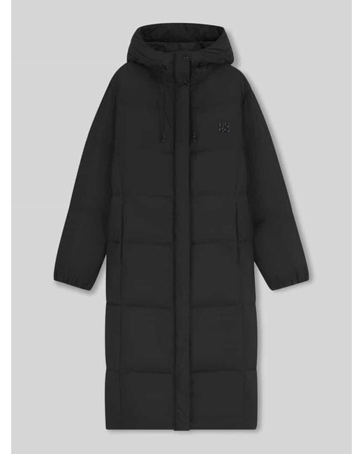 HUGO Black Regular Fit Daunenmantel mit Kapuze Modell 'FINI-3'