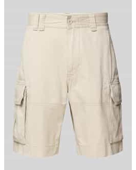 Polo Ralph Lauren Baggy Fit Korte Cargobroek Met Steekzakken in het Natural voor heren