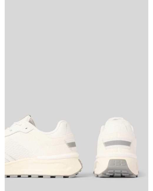 Marc O' Polo Sneakers Met Mesh Inzet Met Honingraatstructuur in het Natural