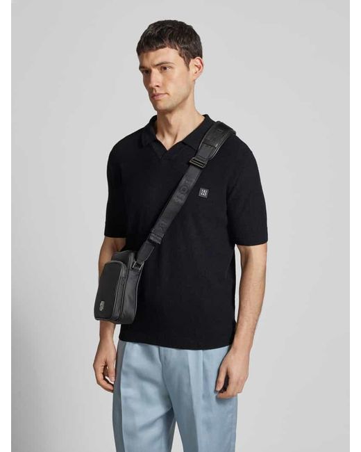 Boss Umhängetasche mit Label-Detail Modell 'Icon' in Black für Herren