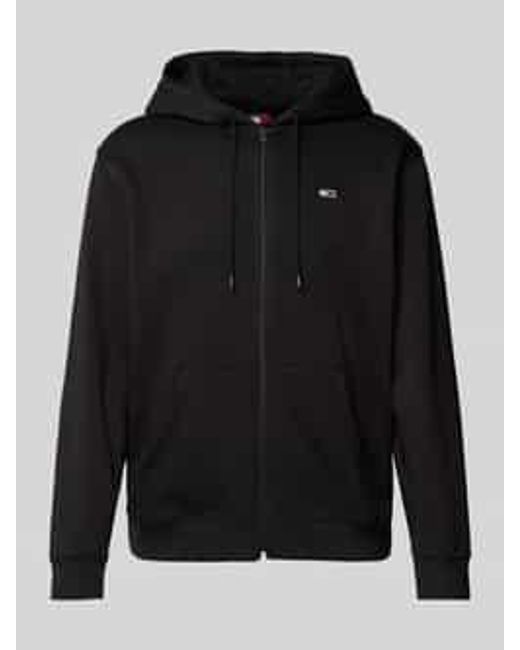 Tommy Hilfiger Regular Fit Sweatjack Met Capuchon in het Black voor heren