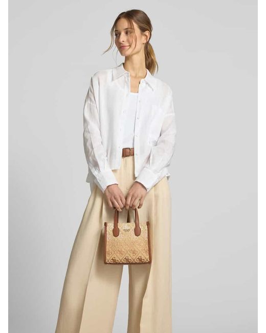 Guess Natural Handtasche mit Tragehenkeln Modell 'SILVANA 2'