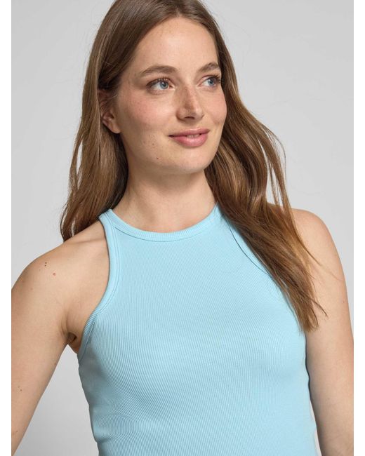 Vero Moda Regular Fit Tanktop Van Katoenmix in het Blue