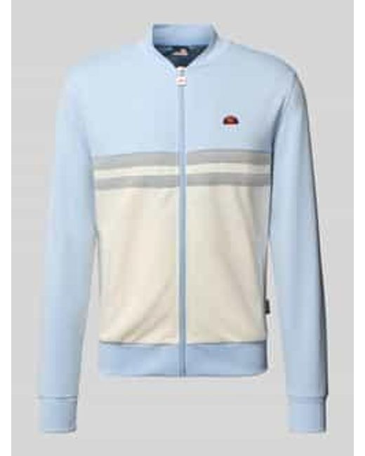 Ellesse Sweatjack Met Logobadge, Model 'Risani' in het Blue voor heren