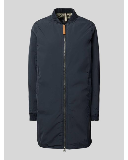 Camel Active Jas Met Opstaande Kraag in het Blue