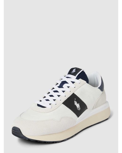 Polo Ralph Lauren Sneakers Met Labelprint in het White voor heren