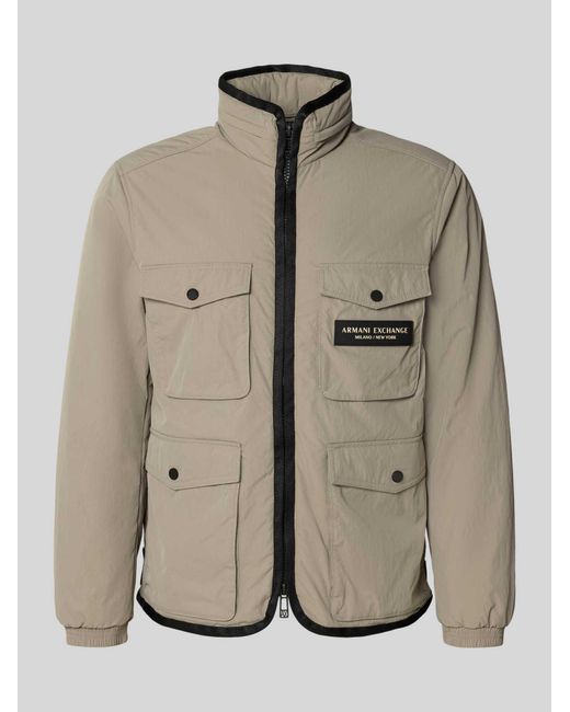 ARMANI EXCHANGE Bomberjacks & Blousons in het Natural voor heren