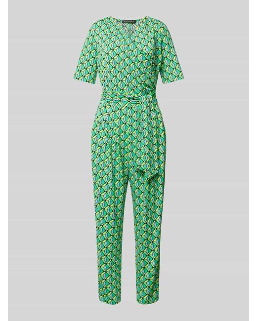 Betty Barclay Green Jumpsuit mit Allover-Print
