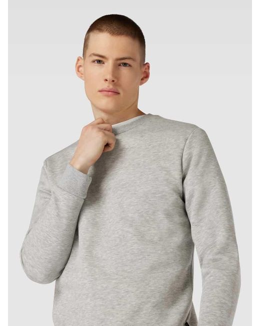 Only & Sons Sweatshirt in melierter Optik in Gray für Herren