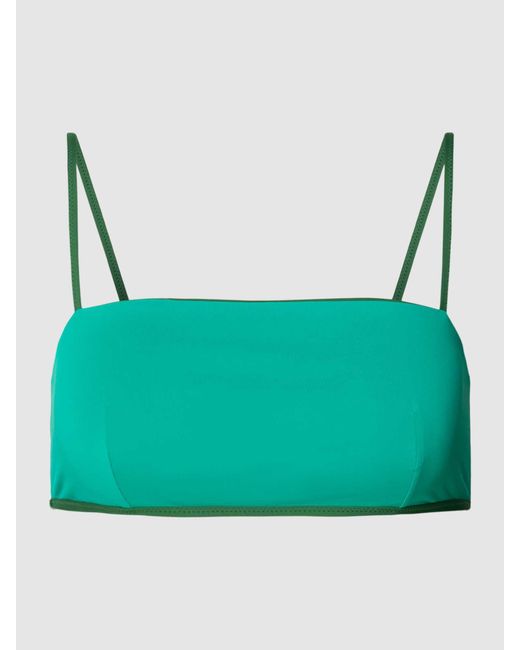 MYMARINI Green Bikini-Oberteil mit Spaghettiträgern Modell 'EASYTOP'