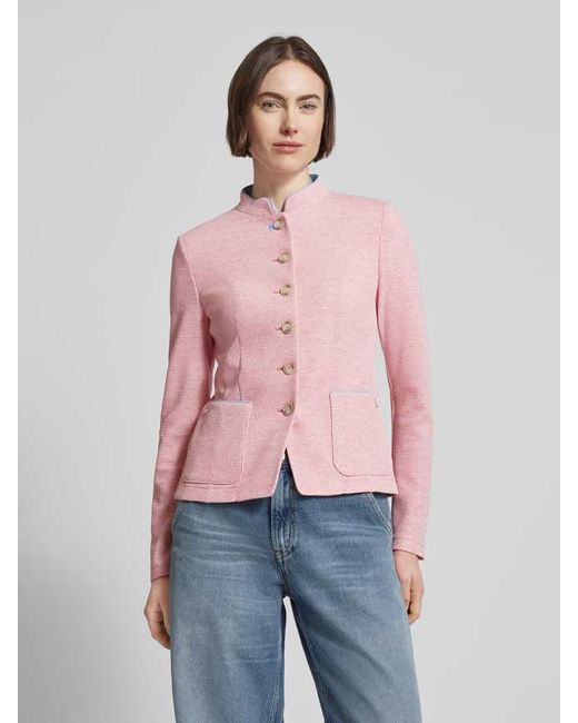 White Label Pink Blazer mit aufgesetzten Taschen