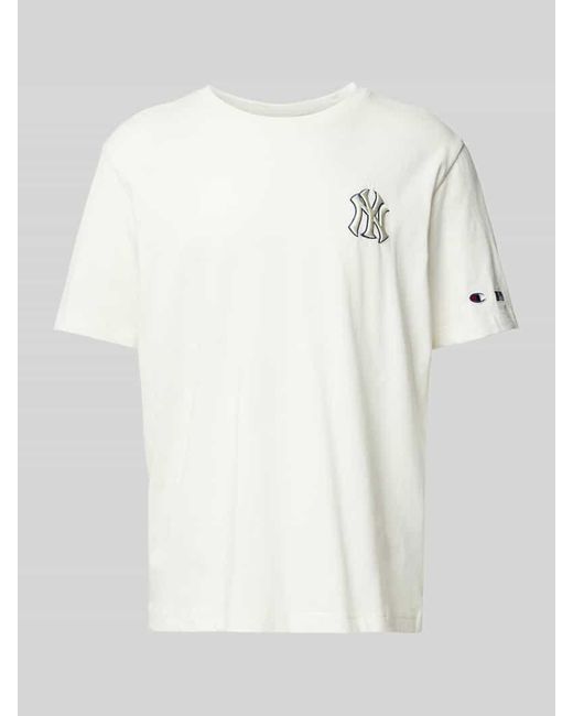 Champion T-Shirt mit Label-Detail in White für Herren