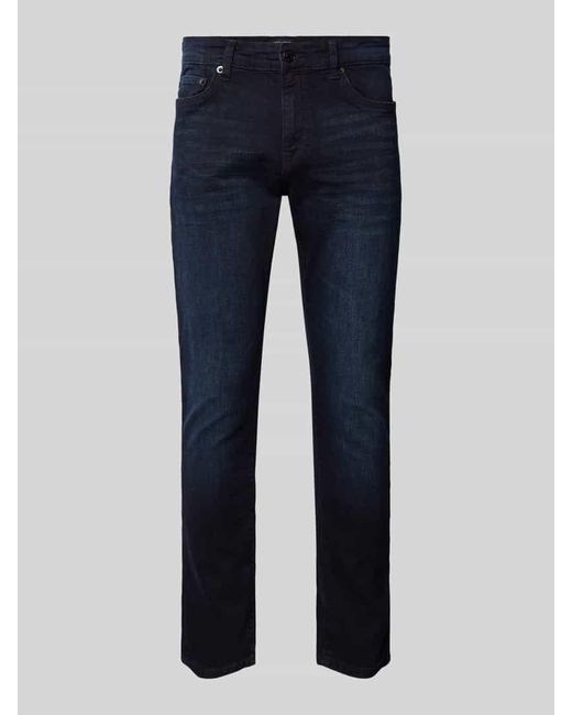 Only & Sons Slim Fit Jeans im 5-Pocket-Design Modell 'LOOM' in Blue für Herren
