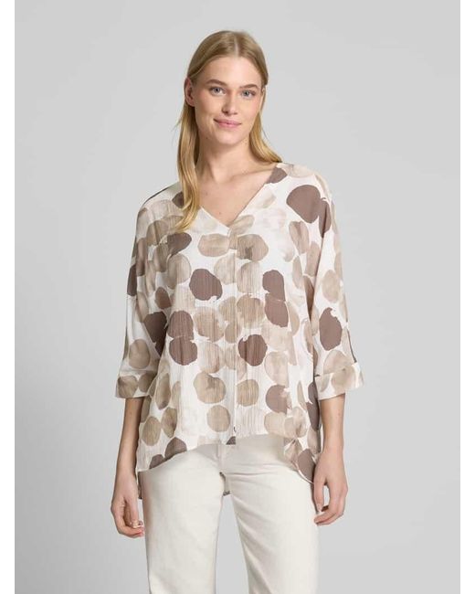 Apricot Natural Relaxed Fit Bluse mit 3/4-Arm