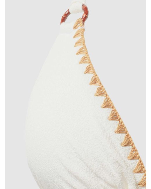 Banana Moon Natural Bikini-Oberteil mit rückseitiger Schnürung Modell 'YERO SANTAFE'