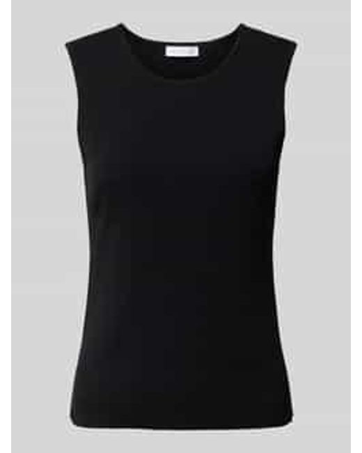 Rich & Royal Tricottop Met Ronde Hals in het Black