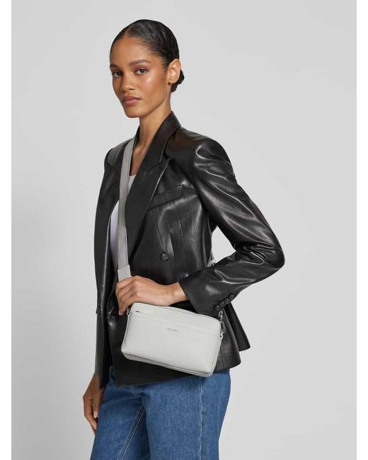 Calvin Klein Natural Umhängetasche mit Label-Applikation Modell 'CK MUST'