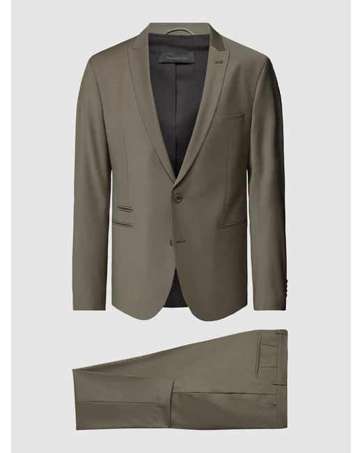 Drykorn Slim Fit Anzug mit Webmuster Modell 'IRVING' in Gray für Herren