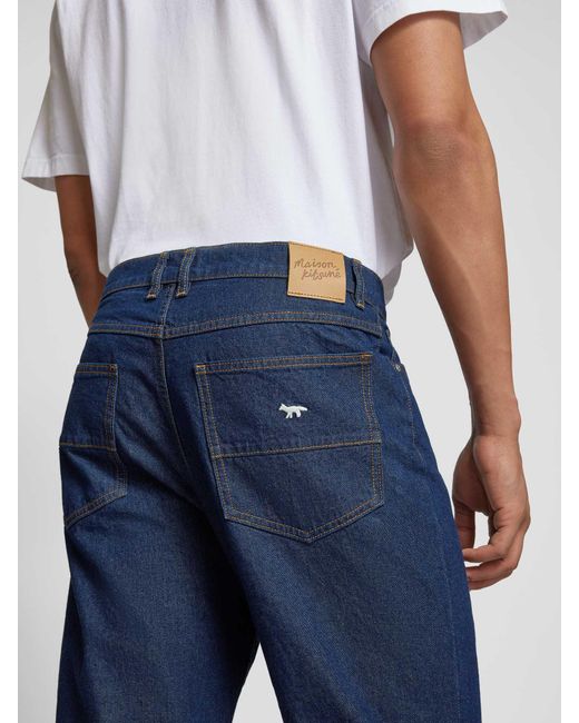 Maison Kitsuné Jeans mit 5-Pocket-Design in Blue für Herren