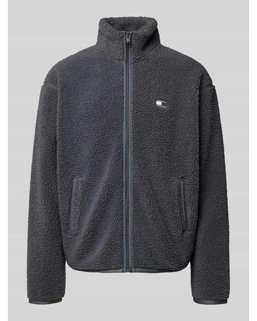Tommy Hilfiger Relaxed Fit Jacke mit Teddyfell in Gray für Herren