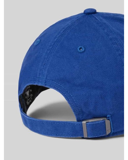 '47 Basecap mit Label-Stitching Modell 'LA Base Runner' in Blue für Herren