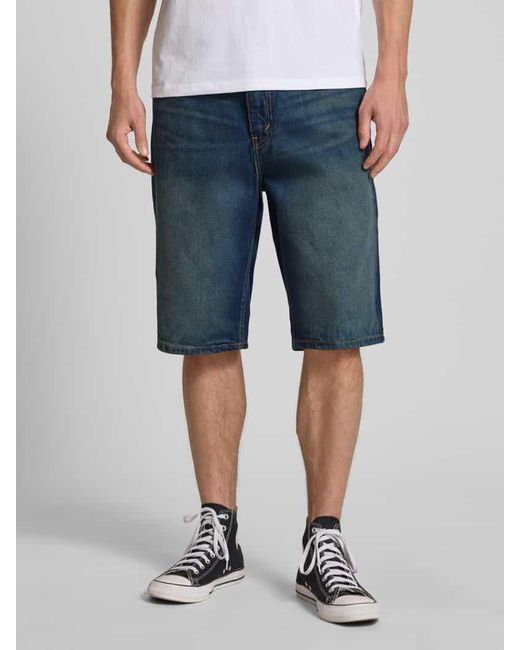 Levi's Loose Fit Jeansshorts im Used-Look in Blue für Herren