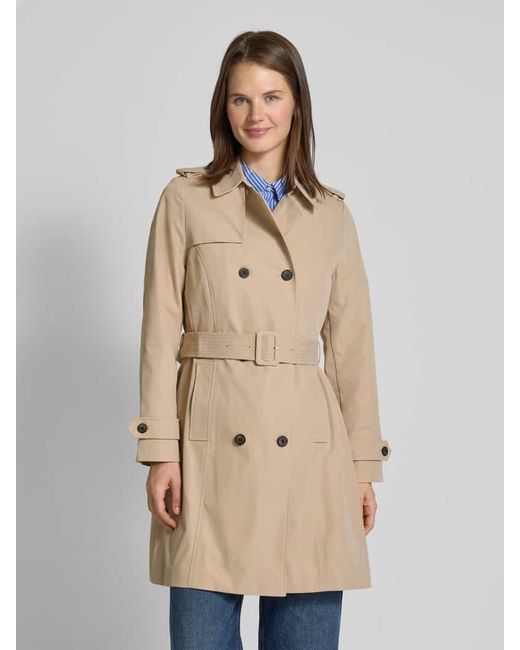 Tom Tailor Natural Regular Fit Trenchcoat Mit Gürtel